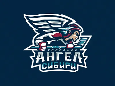 Angel angel design designs hockey logo mascot snepz sport team