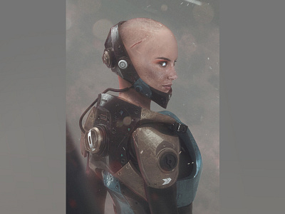 Mecha Girl 3d concept conceptart conceptdesign hristian shyne style