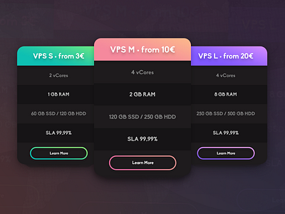 VPS Hosting hosting hosting ui hosting ux table table ui vps vps hosting