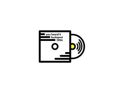 Record Label - you heard it branding dailylogochallenge day 36 graphic design illustration record label