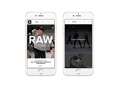 Music App app clean minimal mobile music task ui ux
