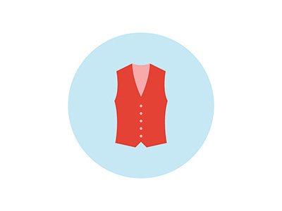 Icons and Colors: {22} Vermilion Vest adobe alphabet branding color colour icon illustration illustrator logo photoshop vermillion vest