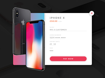 Checkout Page Design basket checkout colour gradient iphone minimal ui