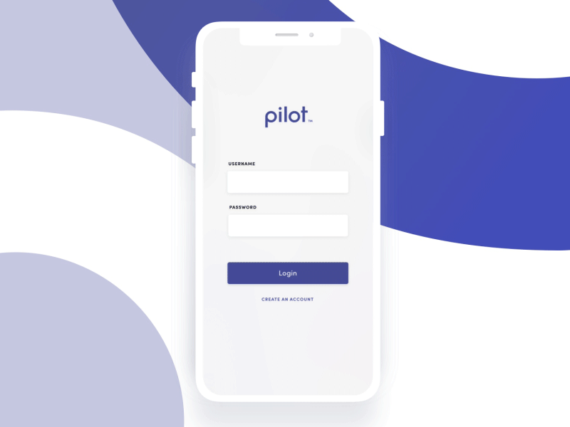 Splash Login Screen after effects animation flinto login logo mobile splash transition