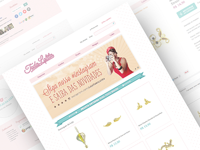 Toda Lolita Shop accessories female pink shop store ui ux web