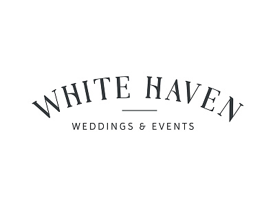 White Haven - Logo brand branding feminine flat icon lettering logo type wedding logo