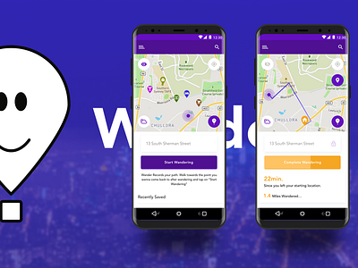 'Wander'- Mobile Application Design mobile design product design ui design uiux uiux design user experience user interface ux design