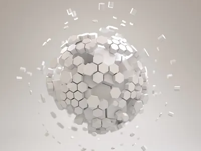 Voger Art 002 artwork cover digital light sphere white