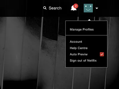 Netflix Auto Preview Option 5ideasaday design netflix ui ux