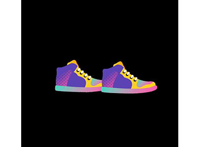 Liquid Shoes animation design gif graphics graphicsdesign liquid motiondesign schoes walk