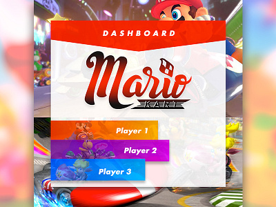 MarioKart UI alphabet dpcreates drawing lettering letters logo logotype mario nintendo typography ui design video games