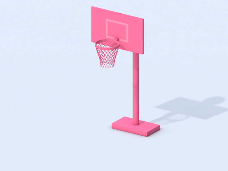 1 Dribbble Invite! 3d ball basket basketball c4d cinema draft dribbble giveaway invitations invite invites