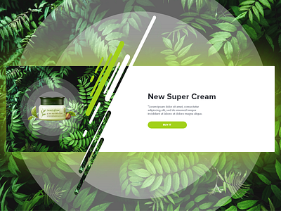 Banner design banner design green nature ui ux web white