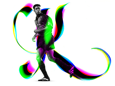 36 Days of Type letter K 36 barcelona city days football footwalls k kluivert of patrick type