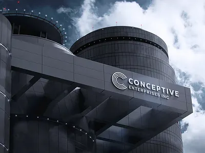 3D Logo Signage Facade Wall Mock-Ups Vol.3 3d logo building corporate highrise identity mockup modern outdoor presentation sign signage wall