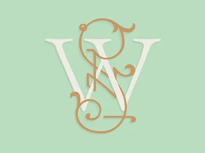Wedding Suppliers Monogram elegant flourish logo luxury mark monogram ornament serif swash wedding