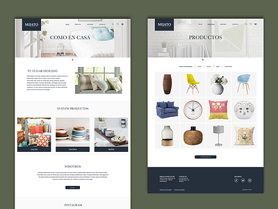 Mijato - Home Decor design uiux web