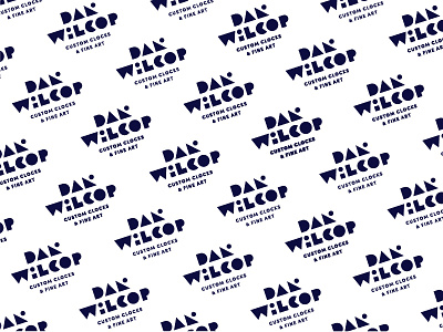 Dan Wilcop Pattern art branding clock design geometric logo mark organic shapes wilcop