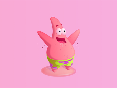 Patrick affinitydesigner cartoonnetwork character design illustration patrick star