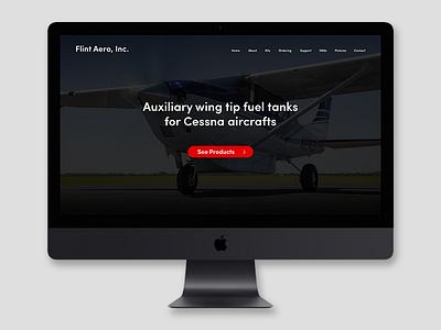 #DailyUI #003 Landing Page 003 cessna daily ui dailyui landing page plane ui design