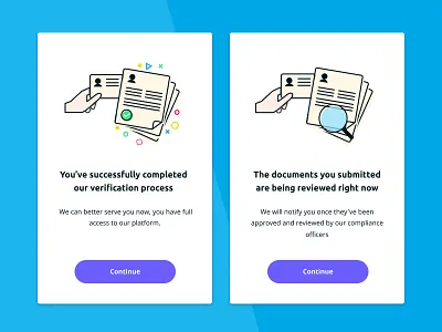Daily UI 011 - Flash Messages bank banking dailyui fintech flash flash messages kyc message notification