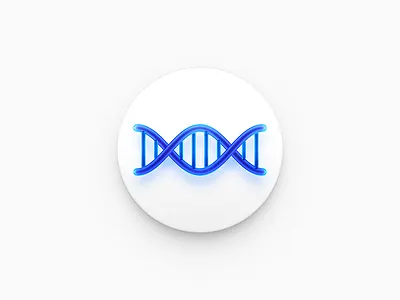 DNA Icon app icon biocode biology dna dna double helix gene genetic genetic gene mac icon macos icon osx icon realistic sandor skeu skeuomorph skeuomorphism ui icon user interface icon ux icon