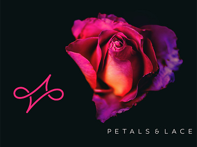 Petals and Lace design logo