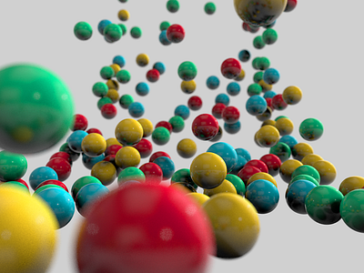 Ah Balls! balls c4d cinema particles
