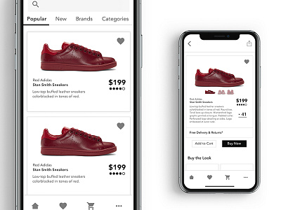 Daily 12 - E-Commerce Shop app card color daily e commerce iphone like shop ui ux x