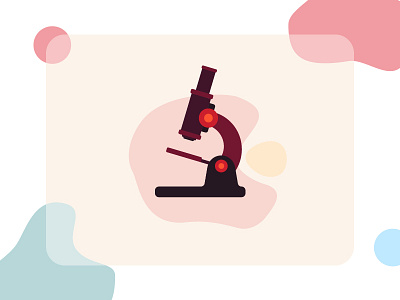 Microscope icon illustration laboratory microscope