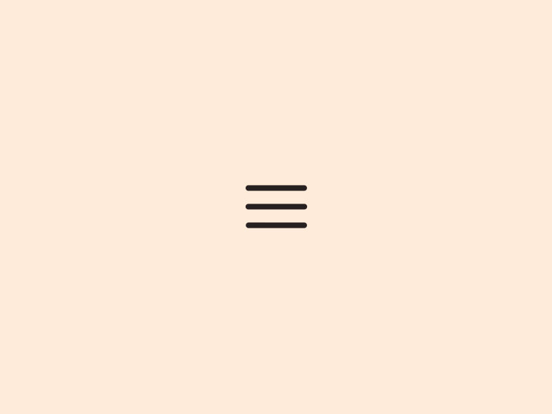 Hamburger Icon Microinteraction hamburger icon menu microinteraction motion transition ui ux