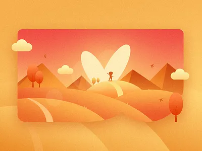 Sunrise illustration sunrise