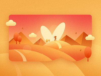 Sunrise illustration sunrise