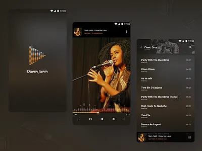 Music Player App UI app ui music music player uiux