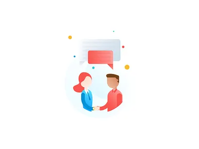 Connecting People Illustration app entry illustration people talent walkthrough