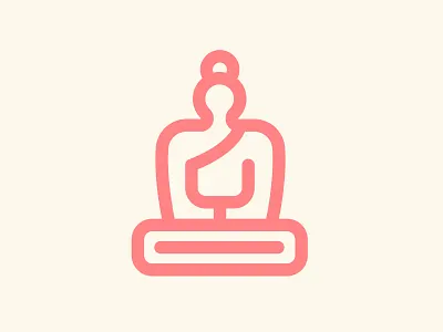 Meditation Icon buddha buddhist calm icon icon design illustration meditation mind yoga yogi
