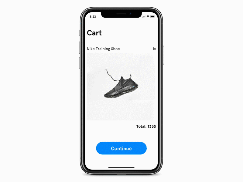 Cart Process design interaction transition ui ux