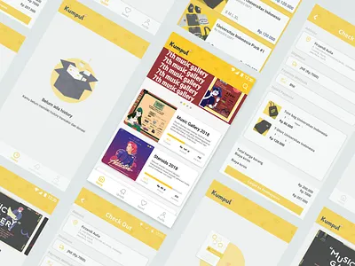 #Exploration | Event Fundraising App 2d app clean crowdfunding design exploration mobile ui ux