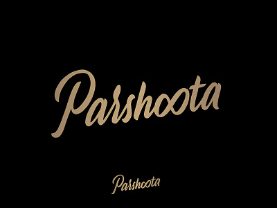 Parshoota design lettering logo logotype vetoshkin