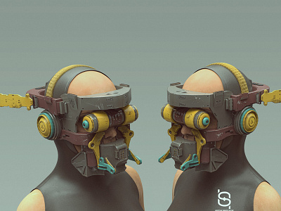 Helmet06 3d concept conceptart conceptdesign hristian shyne style