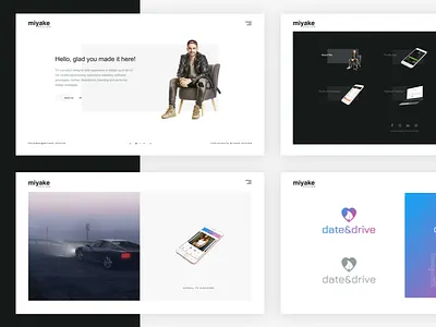 Shot #4512107 android animation awwwards clean design interaction ios minimal parallax portfolio