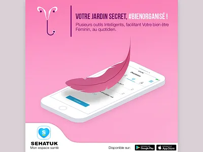 sehatuk application poster adobe designapplication designespace femme graphique photoshophealthyconception poster santépublicitésehatukflat