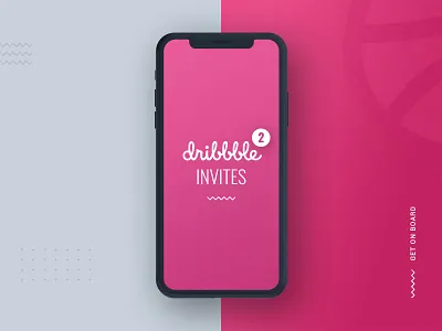 I have x2 Dribble Invites app design dribbble invitations invite invites mobile