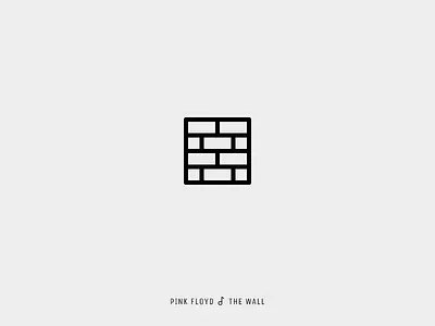 Icon Cover (Pink Floyd, The Wall) album cover brick icon pink floyd the wall wall