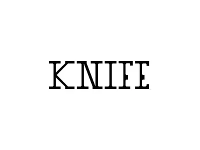 Knife - Thirty Logos Day #16 branding cooking kitchen knife logo mark sharp thirtylogos