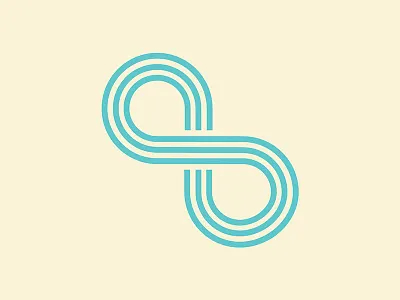 To infinity and beyond! abstract creative design lines logo logotype pattern shapes vector