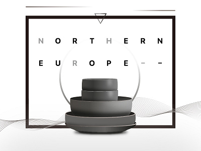 Northern Europe Tableware illustrator northern europe tableware