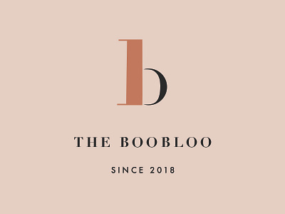 The Boobloo Visual Identity - Branded Bag Online Shop brand color corporate elegant flat identity minimalist nude online shop personal social media visual