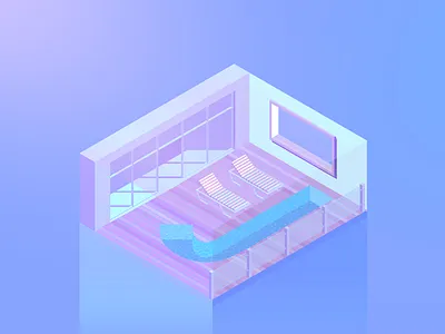 36 Days J alphabet art blue colour design digital illustrator isometric letters typography