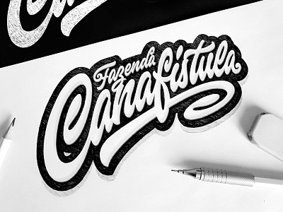 Canafistula brand calligraphy customlettering customtype handlettering lettering logo logotype sketch type typography